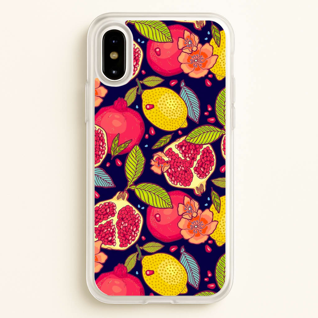 Tropical Garden Pattern - Floral Phone Case for iPhone X / XS