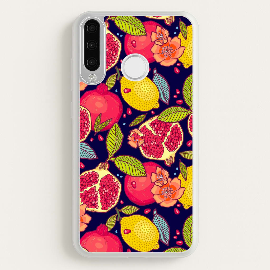 Tropical Garden Pattern - Floral Phone Case for Huawei P30 Lite