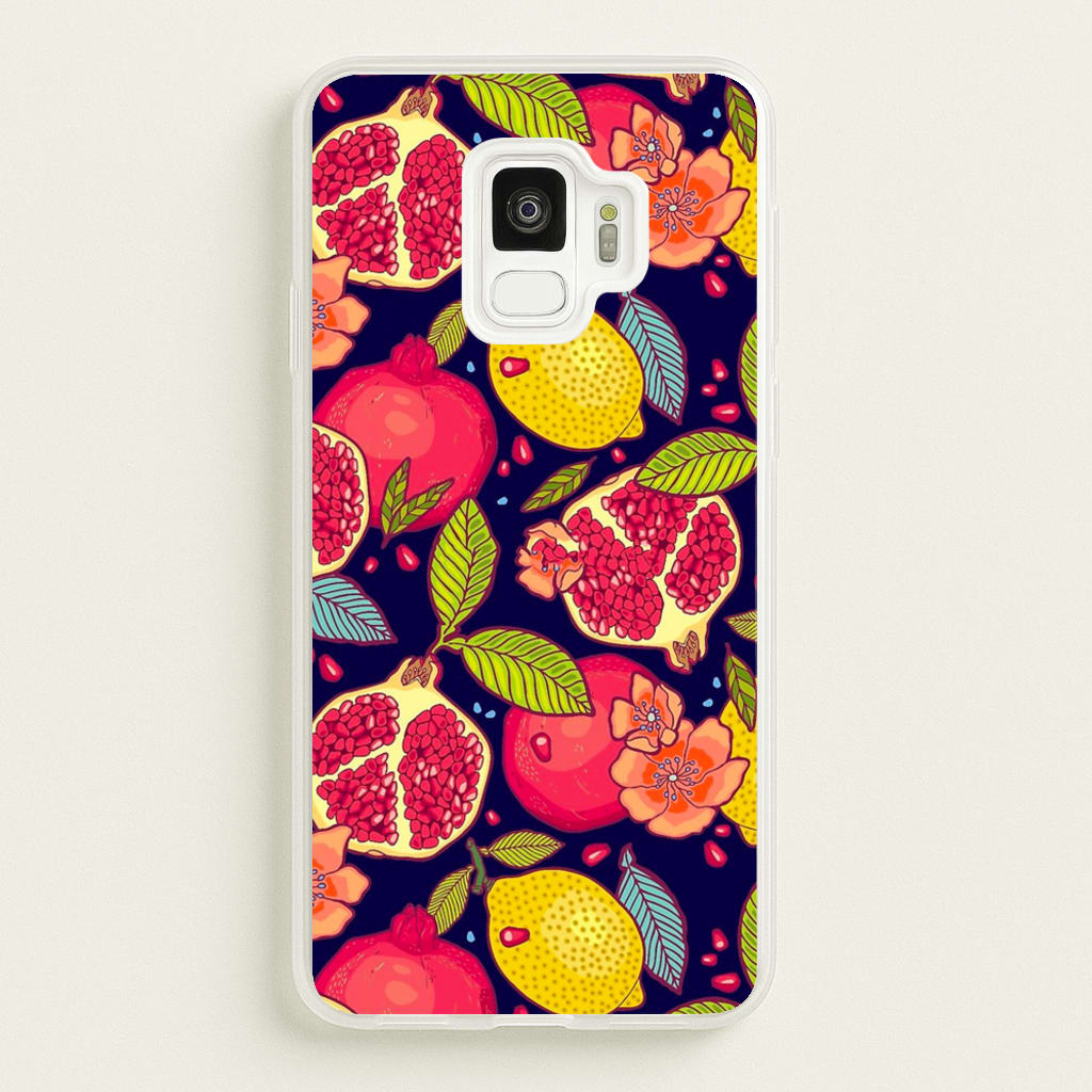 Tropical Garden Pattern - Floral Phone Case for Galaxy S9