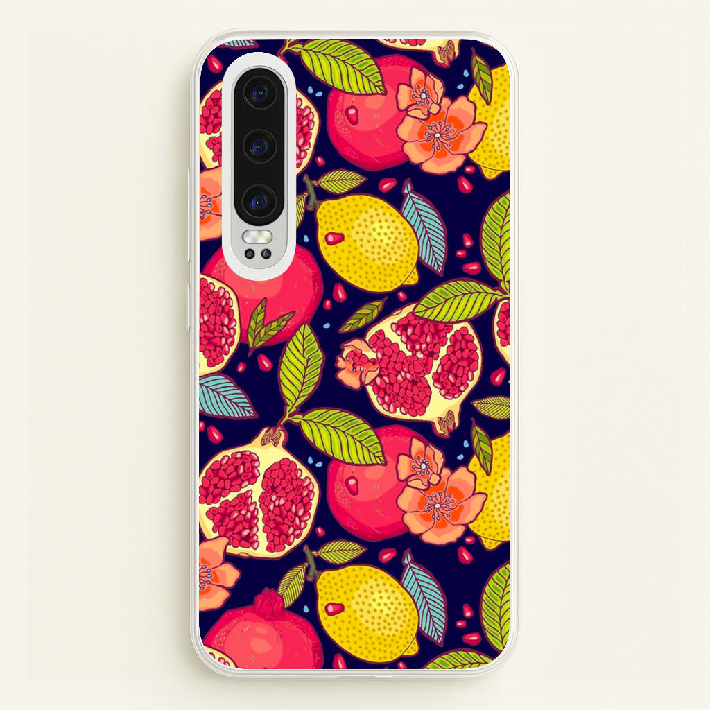 Tropical Garden Pattern - Floral Phone Case for Huawei P30