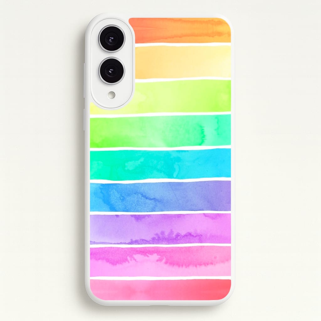 Summer Sorbet Stripes - Summer Phone Case for Galaxy S25 Edge