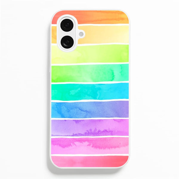 Summer Sorbet Stripes - Summer Phone Case for iPhone 16 Plus