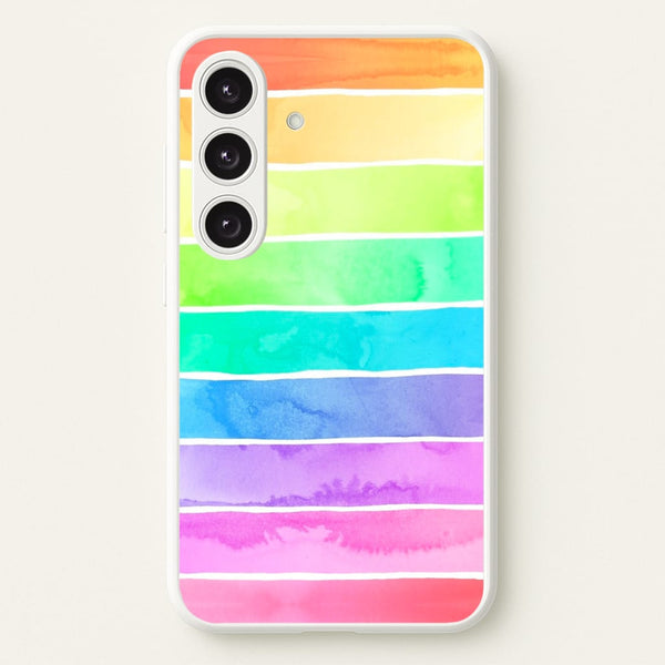 Summer Sorbet Stripes - Summer Phone Case for Galaxy S24 Plus