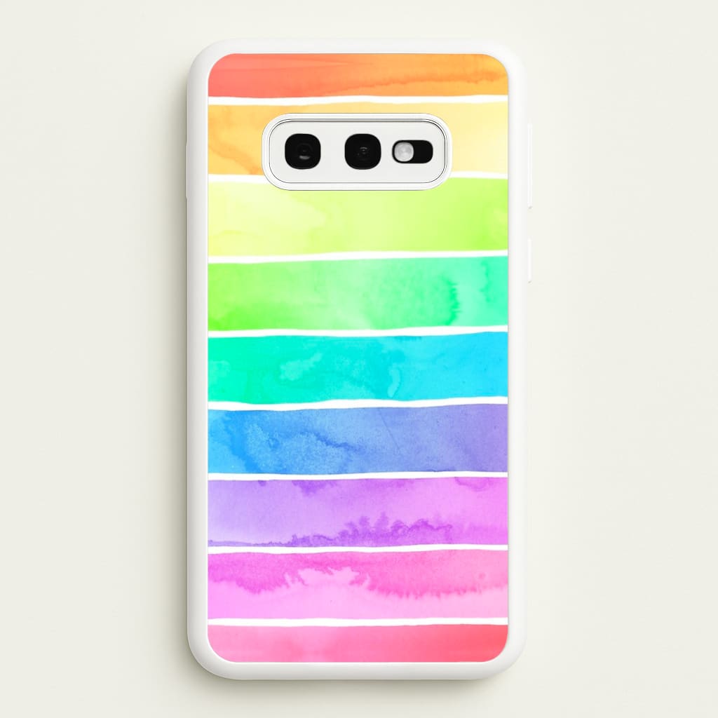 Summer Sorbet Stripes - Summer Phone Case for Galaxy S10e