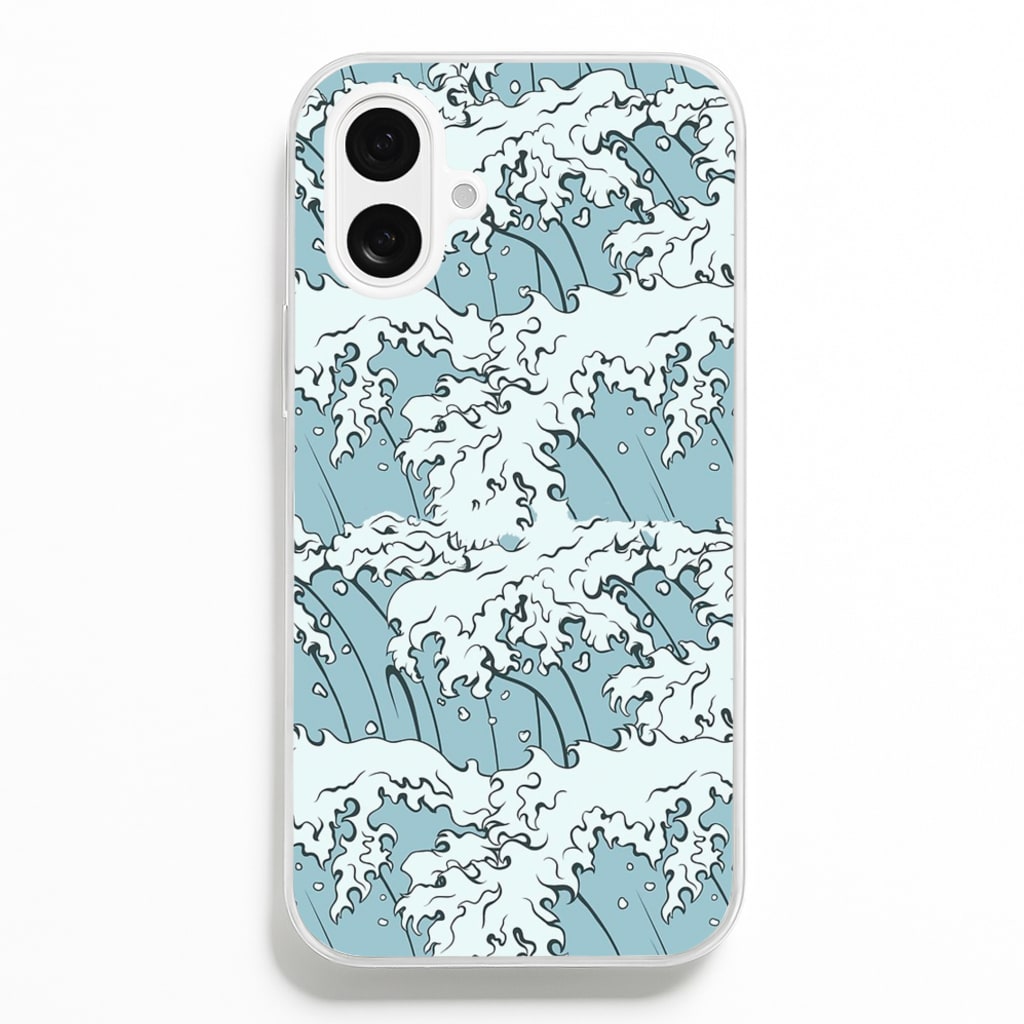Japanese Waves - Summer Phone Case for iPhone 16 Plus