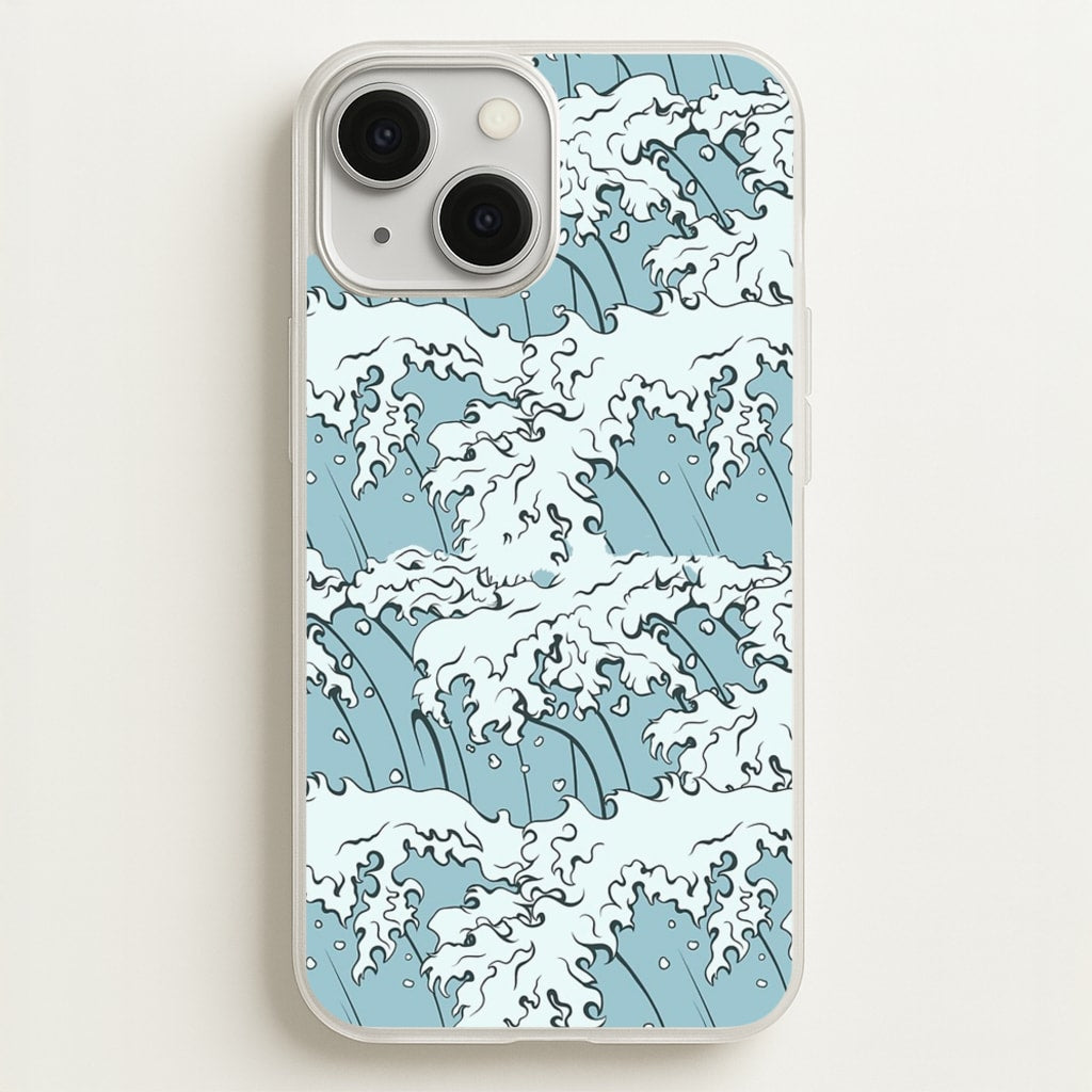 Japanese Waves - Summer Phone Case for iPhone 13 Mini