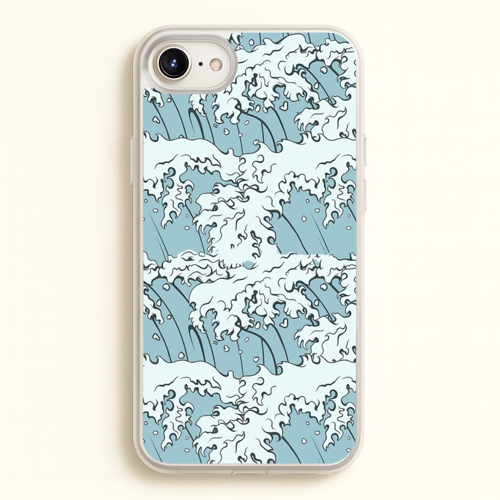 Japanese Waves - Summer Phone Case for iPhone 6 Plus / 7 Plus / 8 Plus