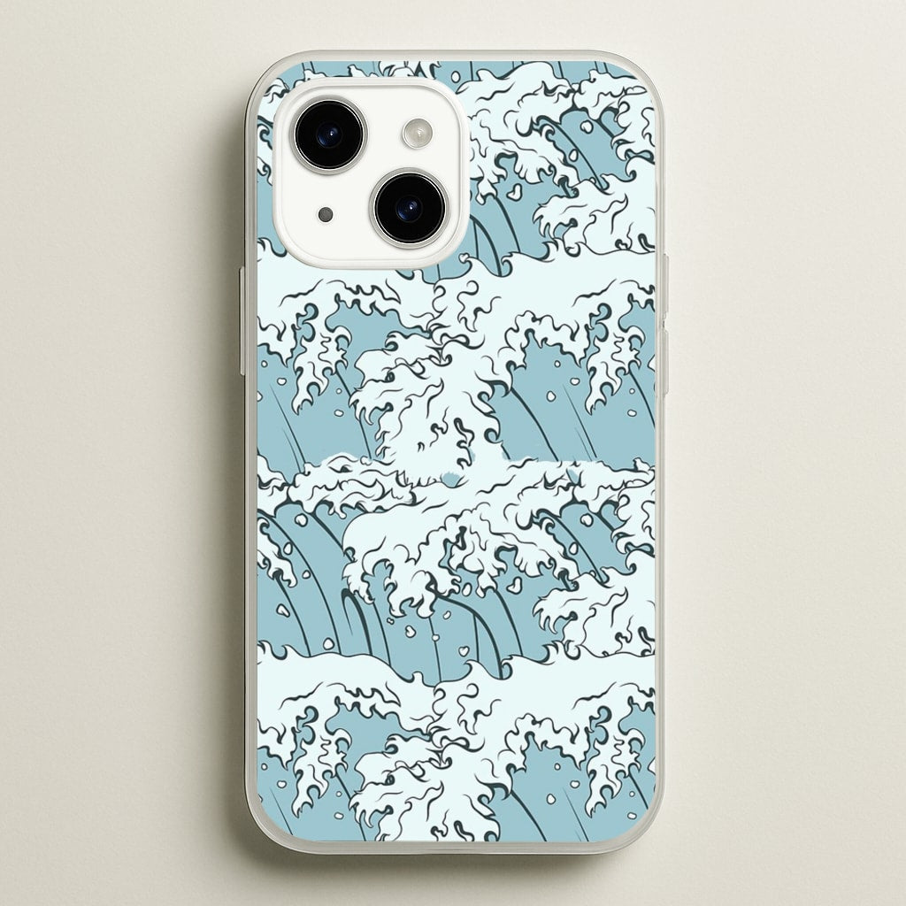 Japanese Waves - Summer Phone Case for iPhone 14 Plus