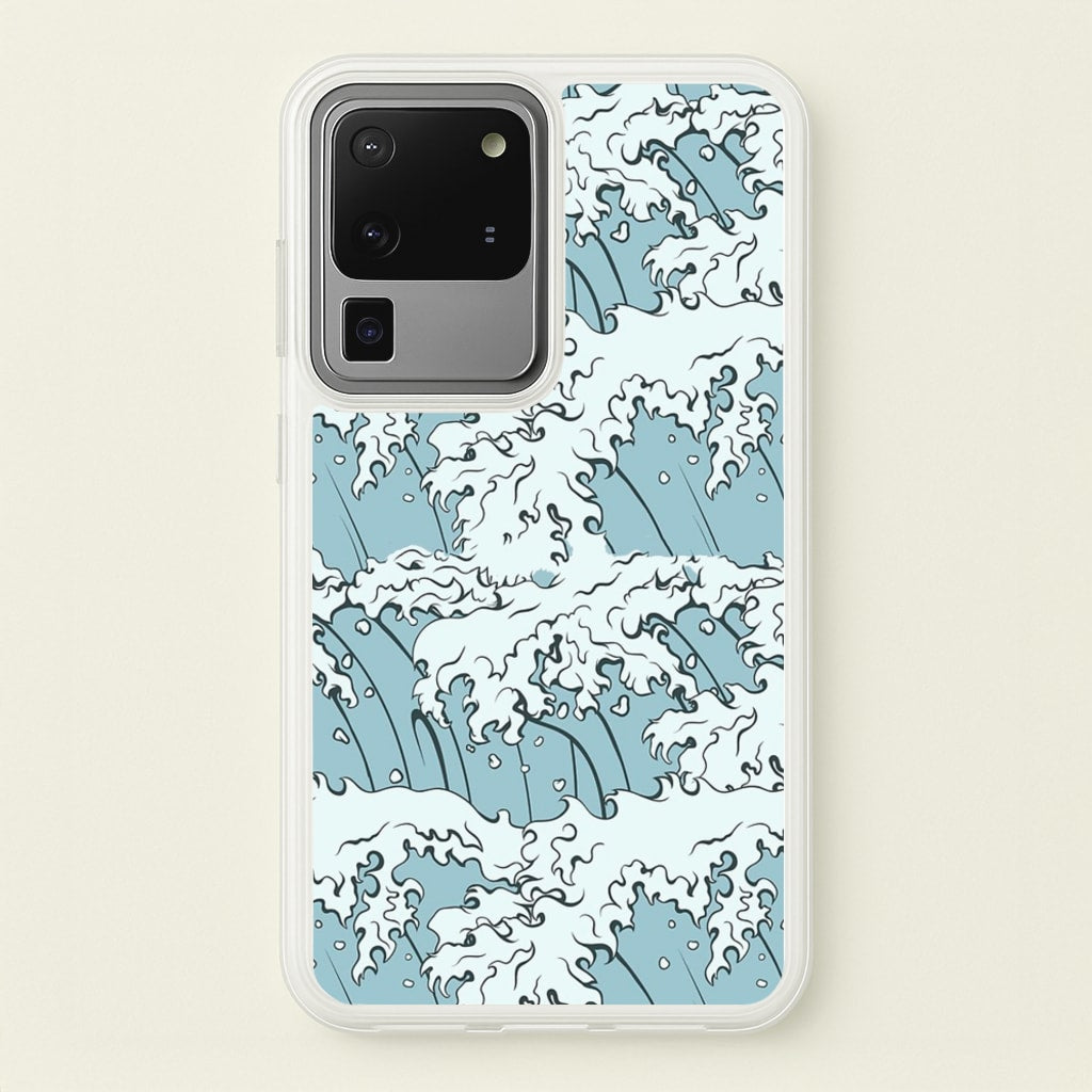 Japanese Waves - Summer Phone Case for Galaxy S20 Ultra