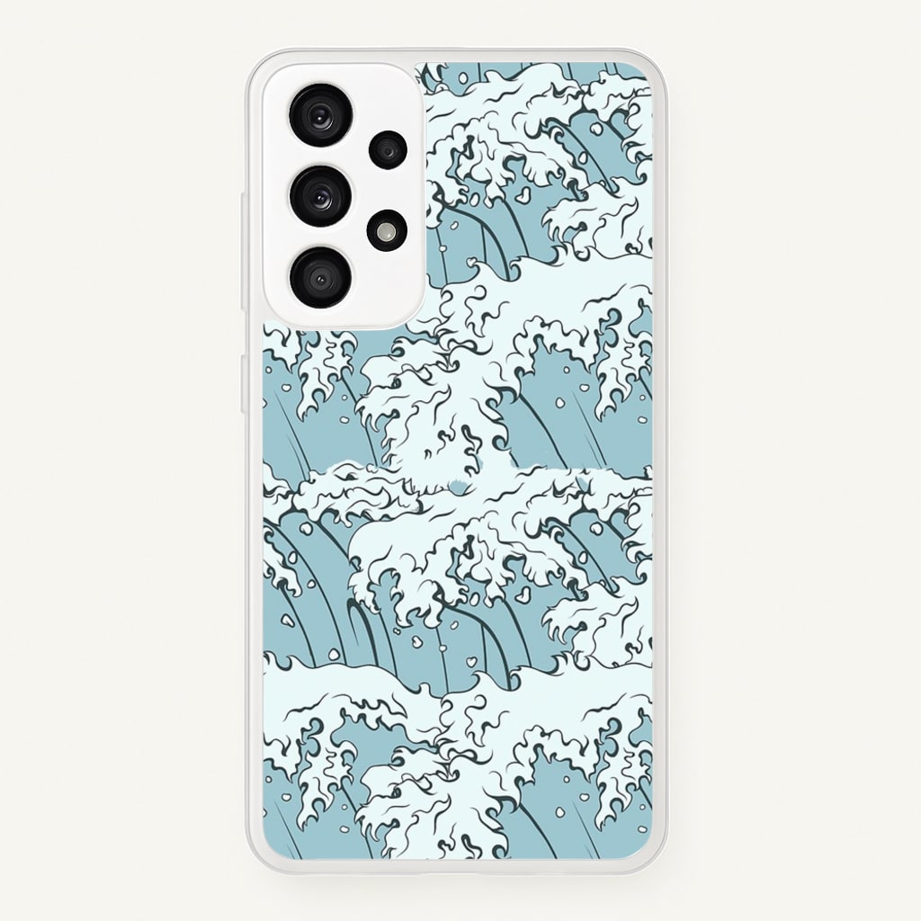Japanese Waves - Summer Phone Case for Galaxy A53