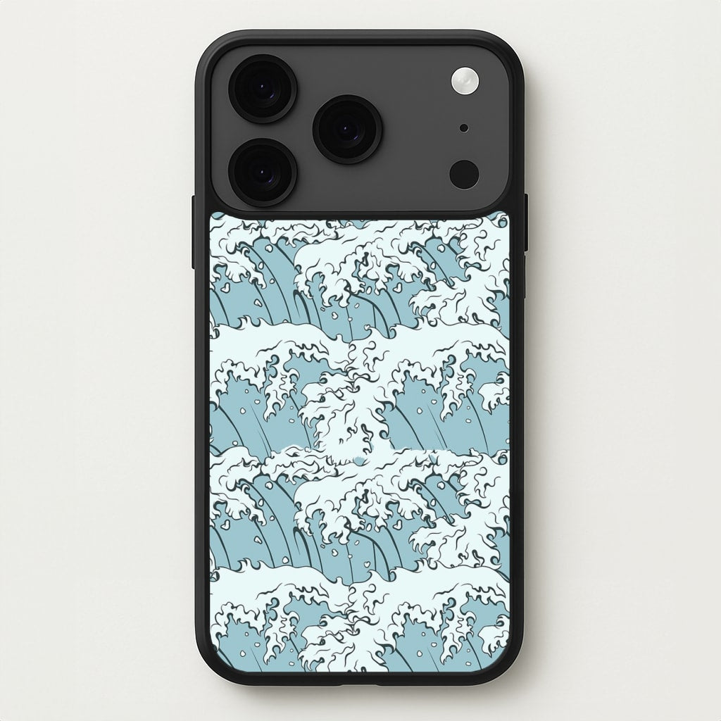 Japanese Waves Phone Case for iPhone 17 Pro Max