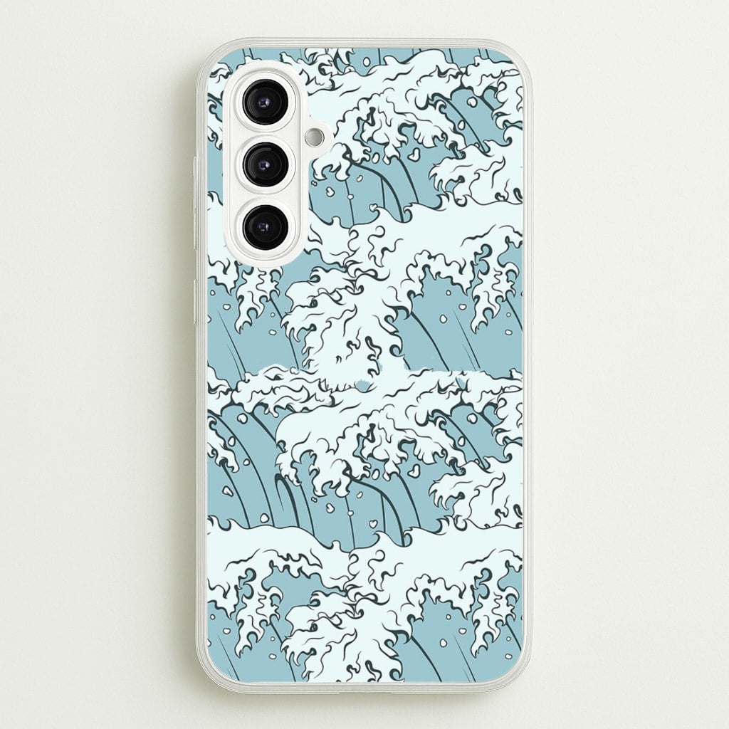 Japanese Waves - Summer Phone Case for Galaxy A16