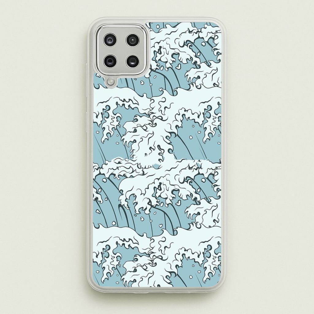 Japanese Waves - Summer Phone Case for Galaxy A12