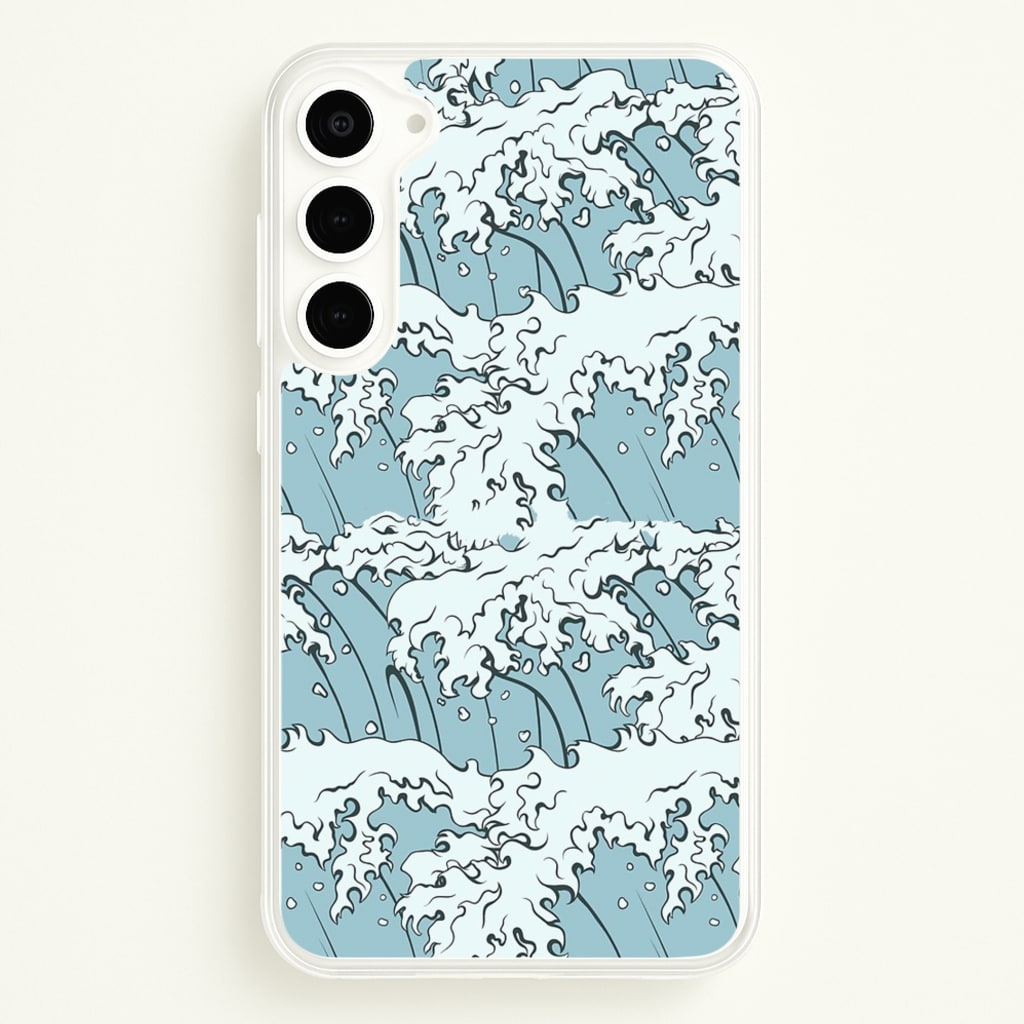 Japanese Waves - Summer Phone Case for Galaxy S23 Plus