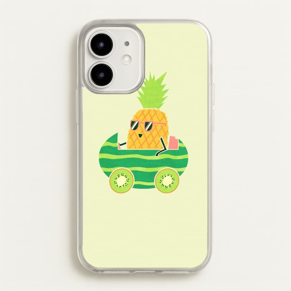 Summer Drive Pineapple - Pineapple Phone Case for iPhone 12 / 12 Pro