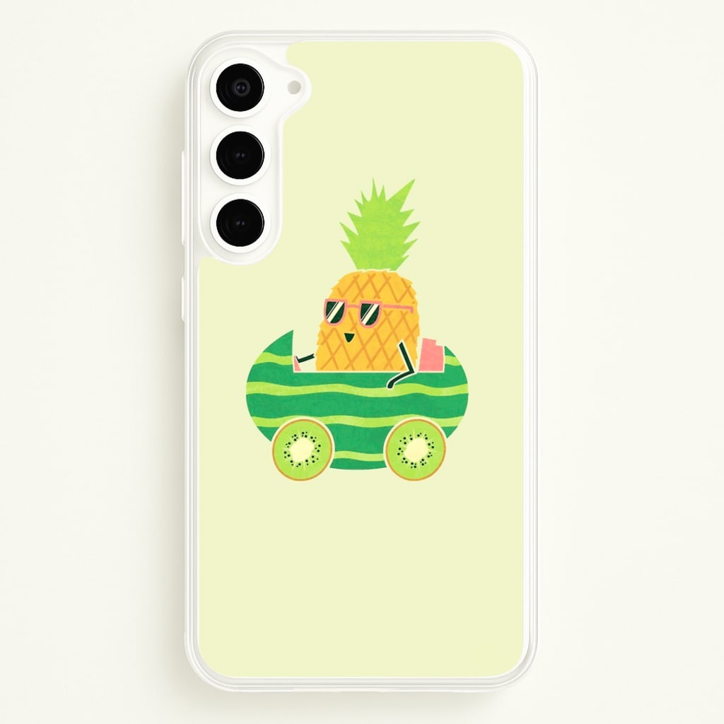 Summer Drive Pineapple - Pineapple Phone Case for Galaxy S23 Plus