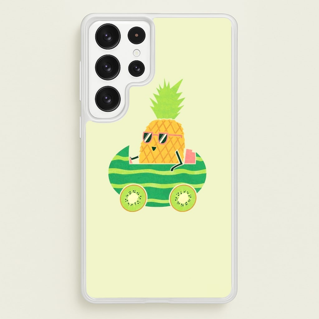 Summer Drive Pineapple - Pineapple Phone Case for Galaxy S23 Ultra