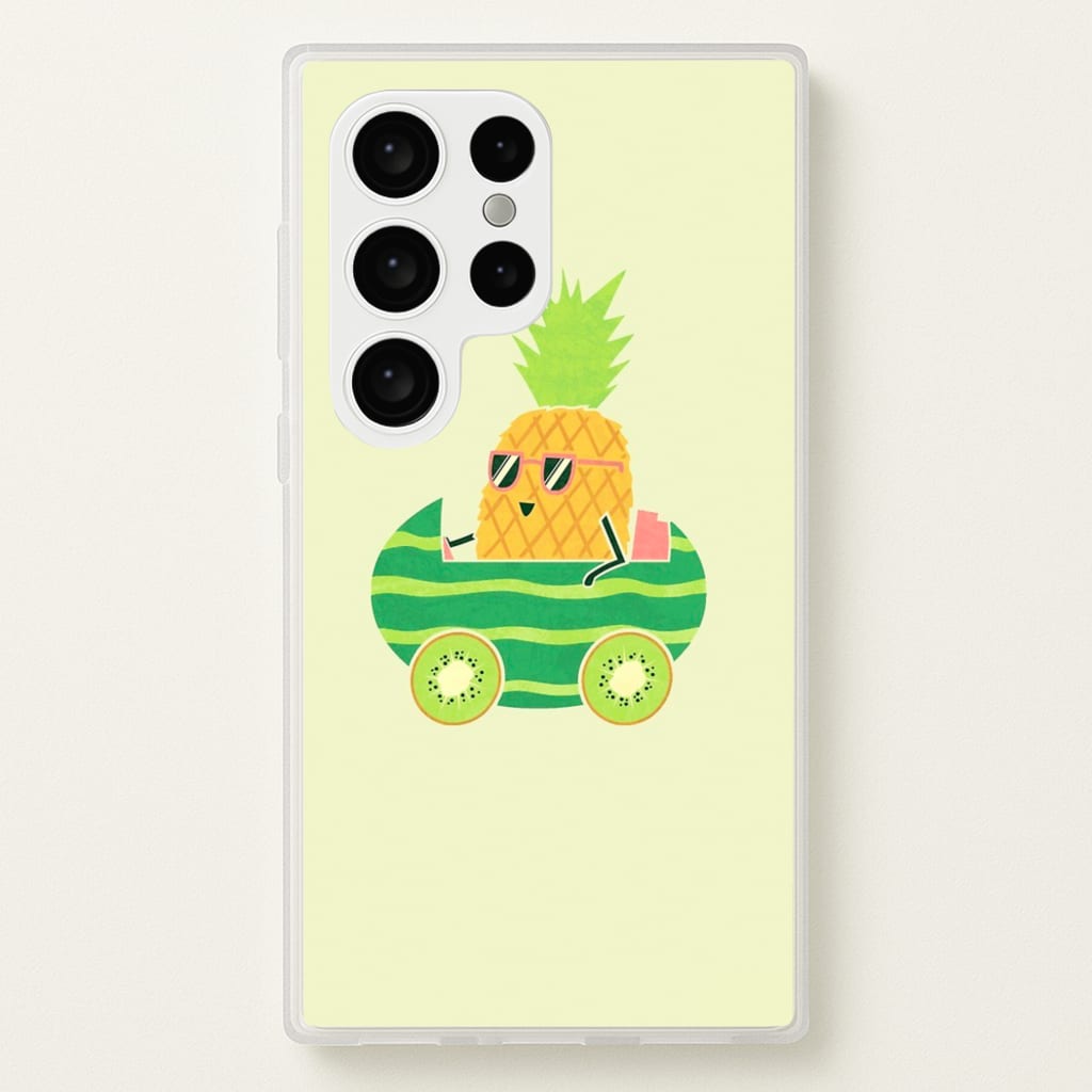 Summer Drive Pineapple - Pineapple Phone Case for Galaxy S24 Ultra