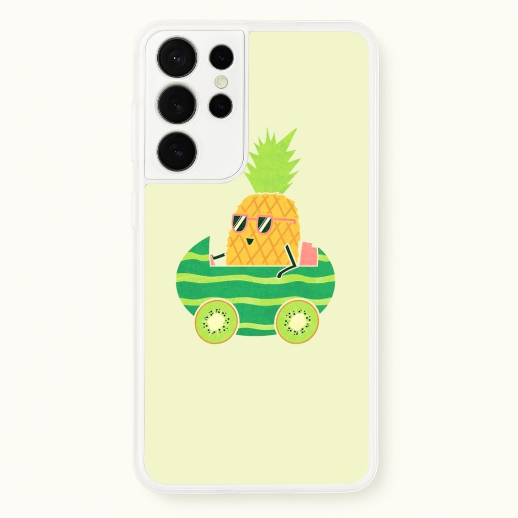 Summer Drive Pineapple - Pineapple Phone Case for Galaxy S21 Ultra