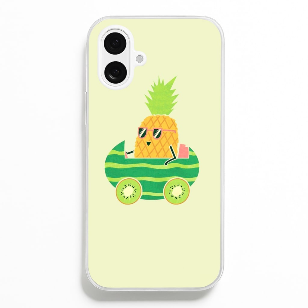 Summer Drive Pineapple - Pineapple Phone Case for iPhone 16 Plus