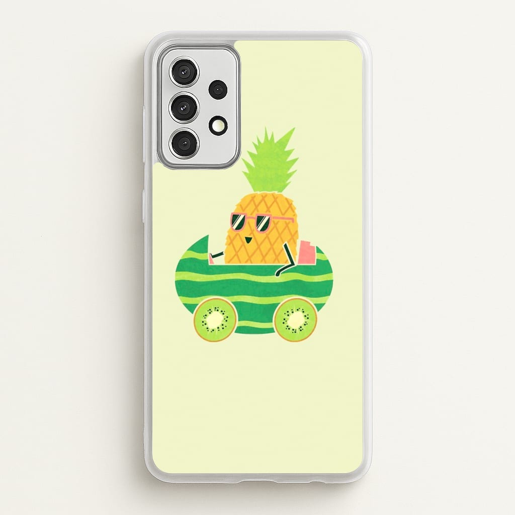 Summer Drive Pineapple - Pineapple Phone Case for Galaxy A52 / A52s