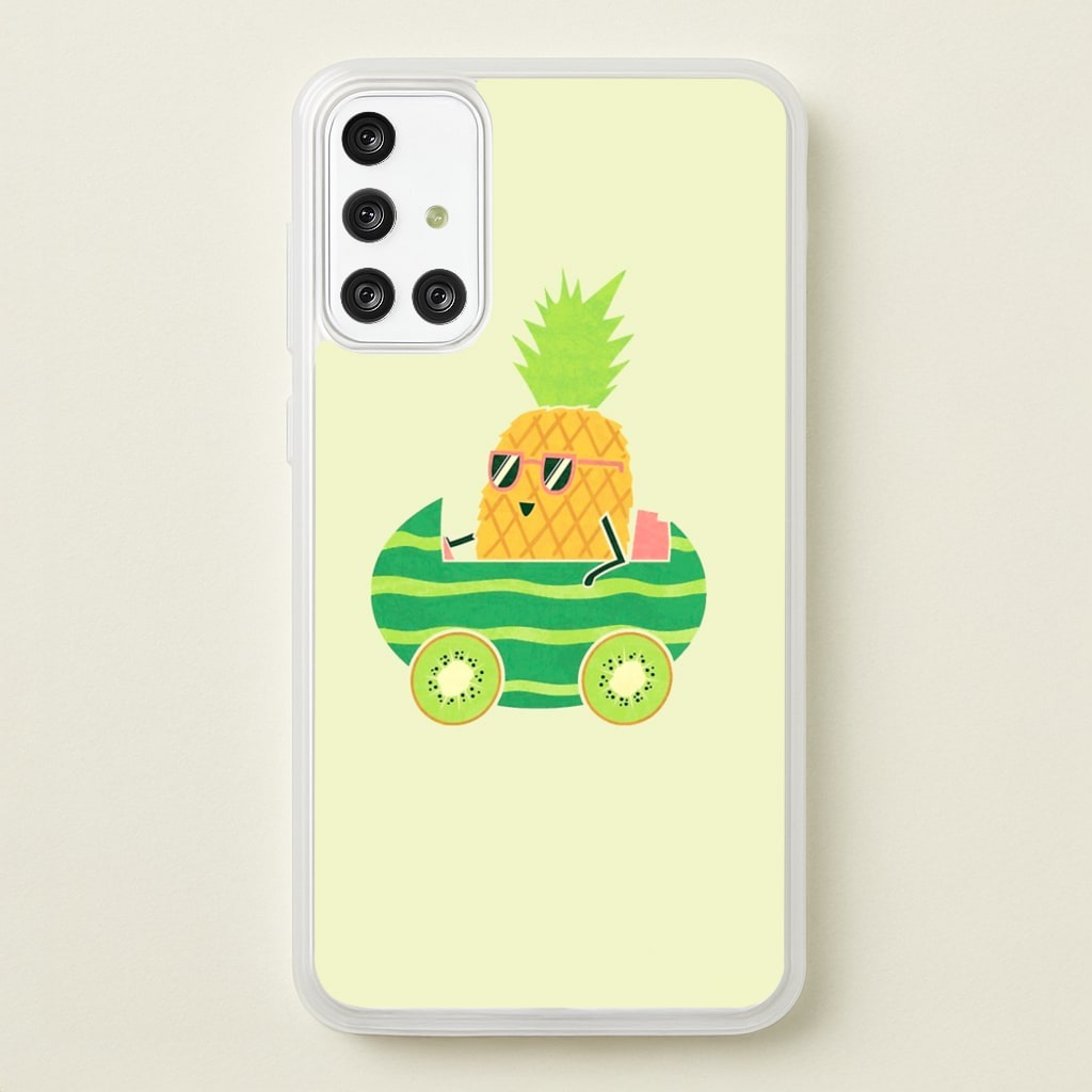 Summer Drive Pineapple - Pineapple Phone Case for Galaxy A71