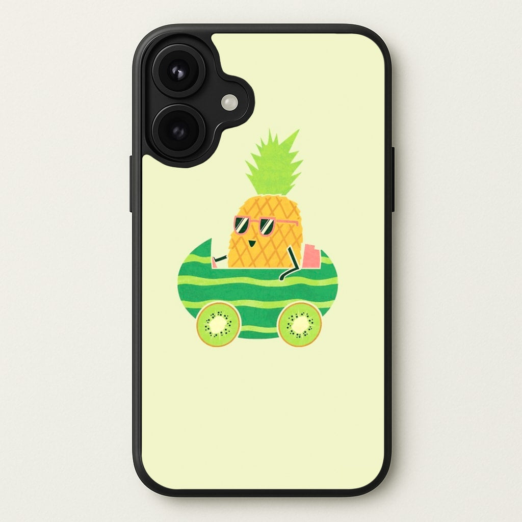 Summer Drive Pineapple Phone Case for iPhone 17