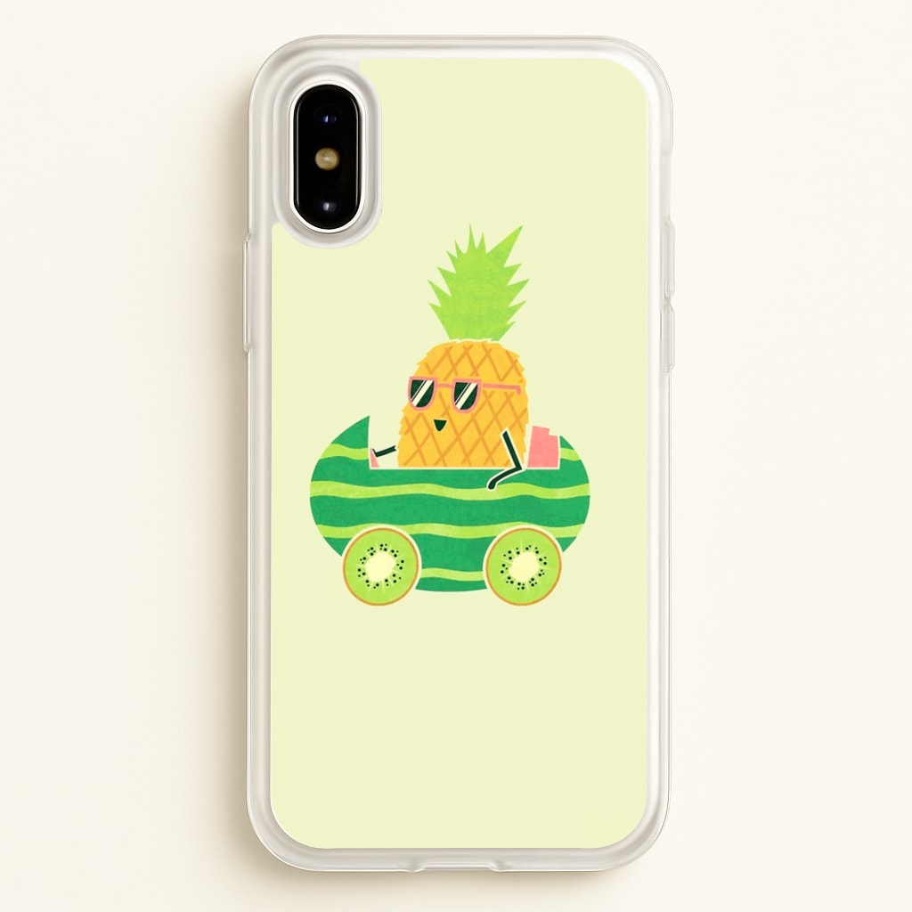 Summer Drive Pineapple - Pineapple Phone Case for iPhone X / XS