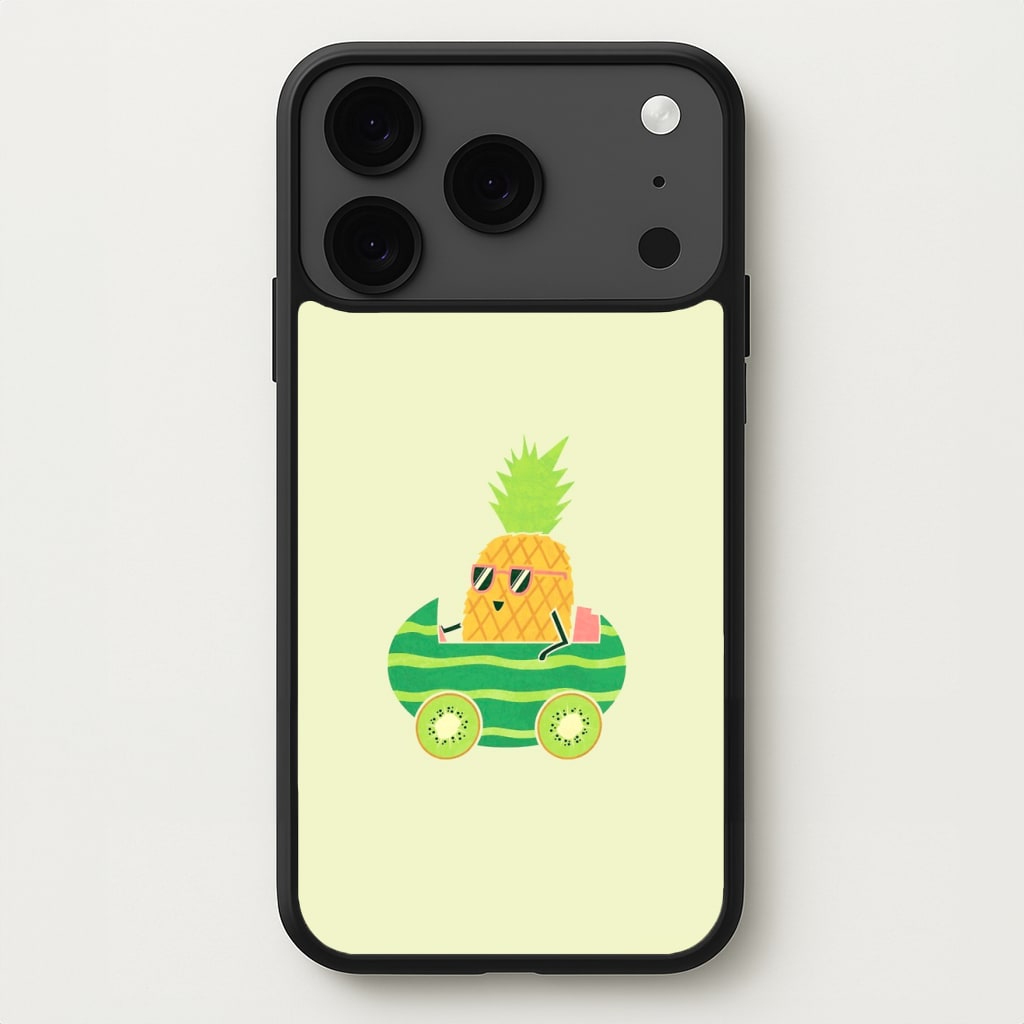 Summer Drive Pineapple Phone Case for iPhone 17 Pro