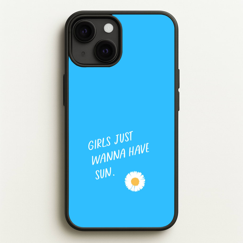 Girls Just Wanna Have Sun - Summer - Summer Phone Case for iPhone 13 Mini
