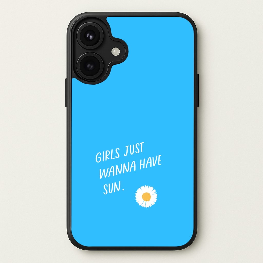 Girls Just Wanna Have Sun - Summer Phone Case for iPhone 17