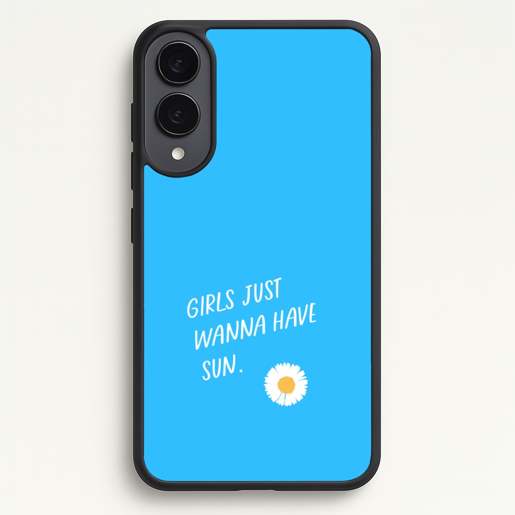 Girls Just Wanna Have Sun - Summer - Summer Phone Case for Galaxy S25 Edge