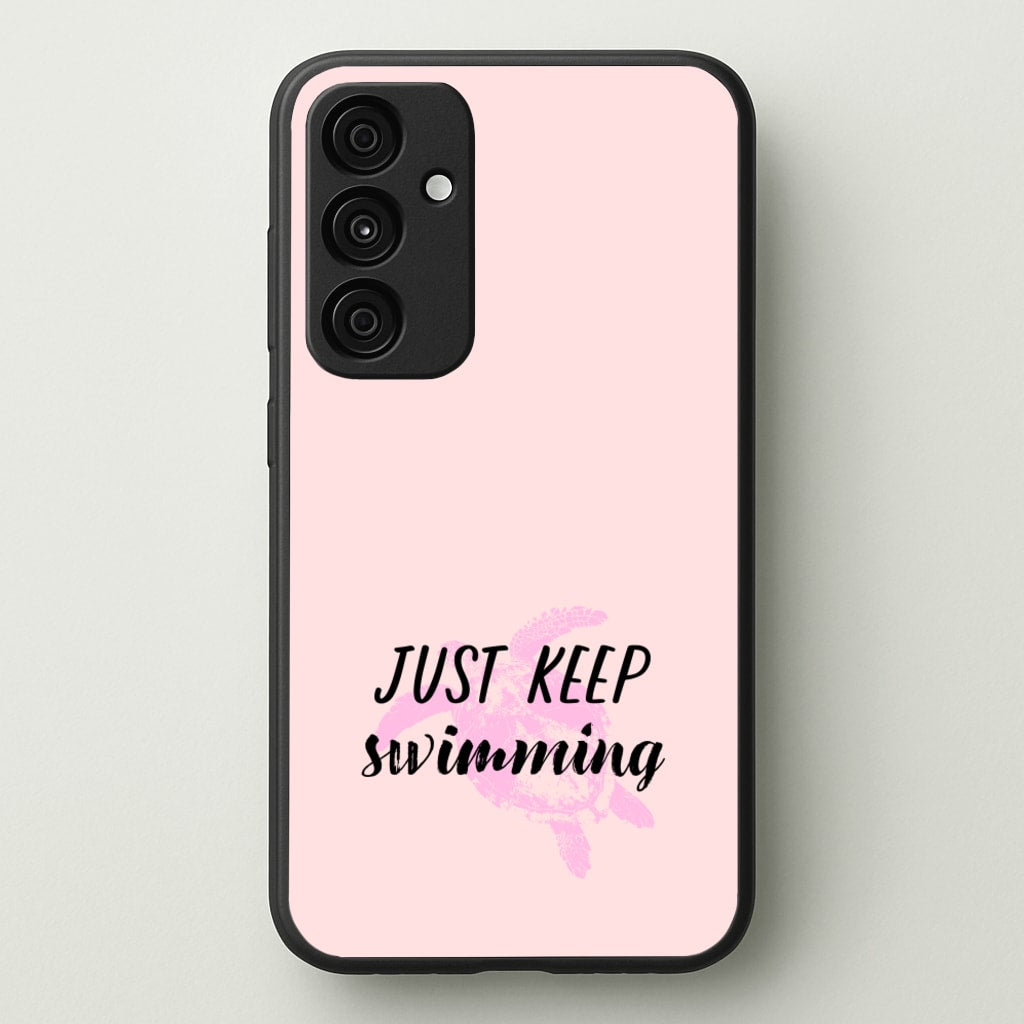 Just Keep Swimming - Summer - Summer Phone Case for Galaxy A35