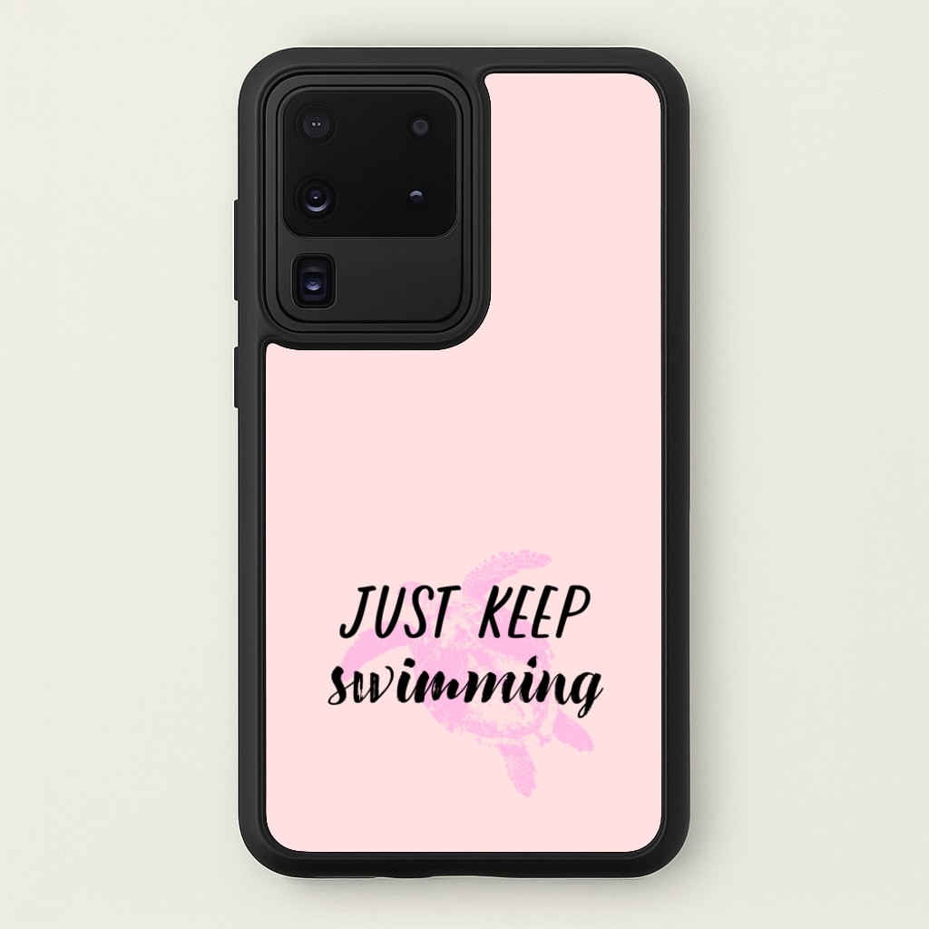 Just Keep Swimming - Summer - Summer Phone Case for Galaxy S20 Ultra