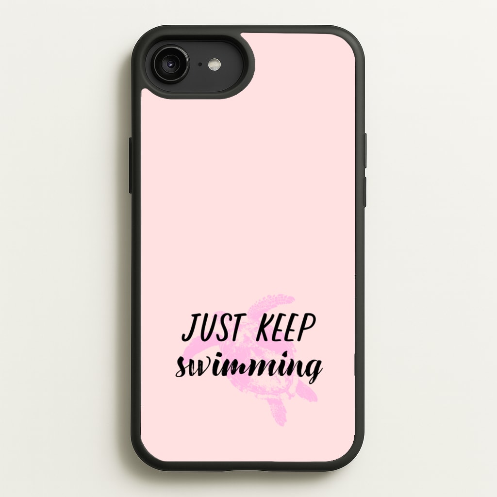 Just Keep Swimming - Summer - Summer Phone Case for iPhone 6 Plus / 7 Plus / 8 Plus