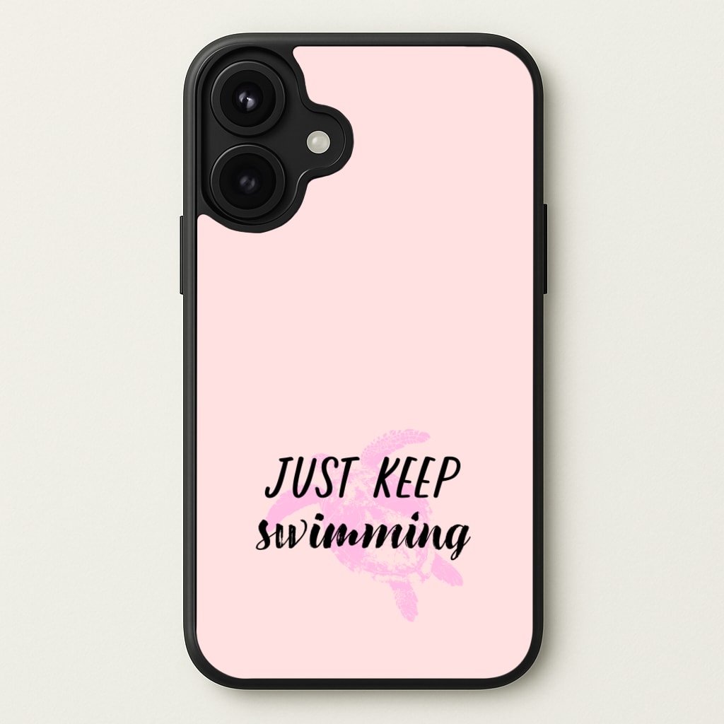 Just Keep Swimming - Summer Phone Case for iPhone 17