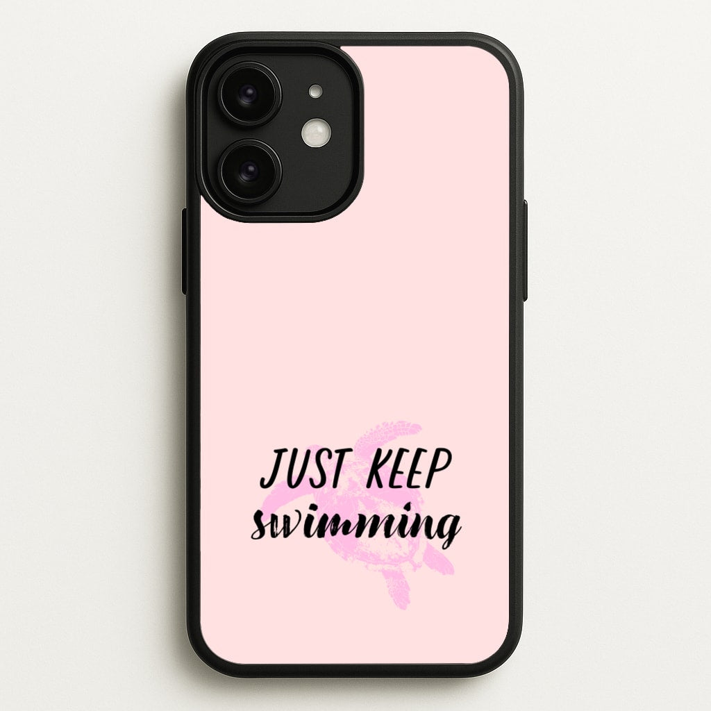 Just Keep Swimming - Summer - Summer Phone Case for iPhone 11