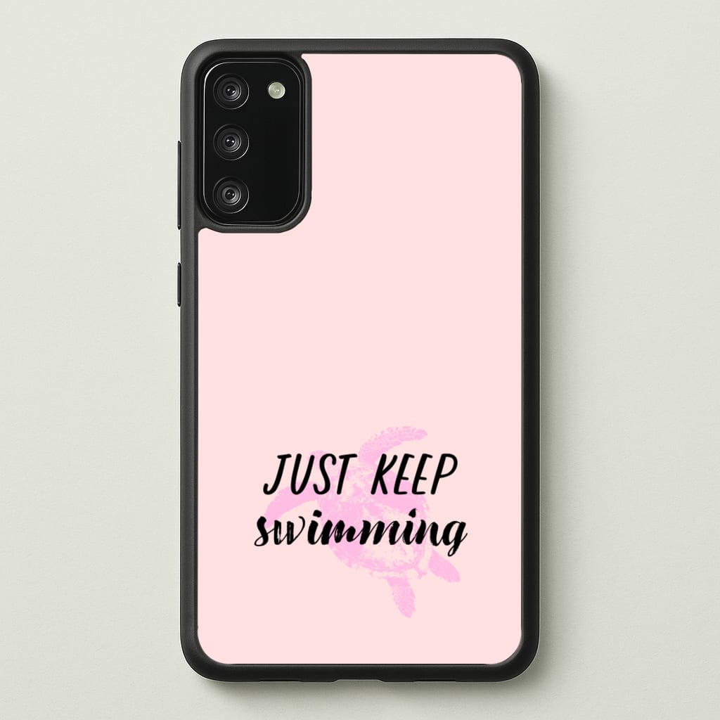Just Keep Swimming - Summer - Summer Phone Case for Galaxy S20FE