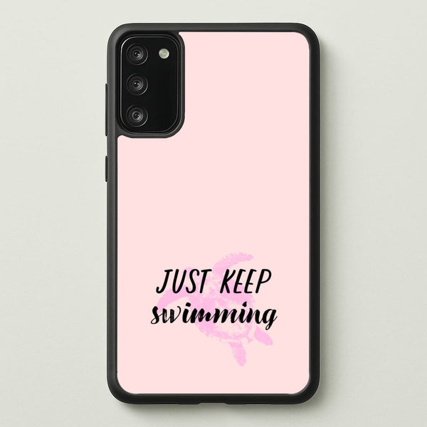 Just Keep Swimming - Summer - Summer Phone Case for Galaxy S20FE