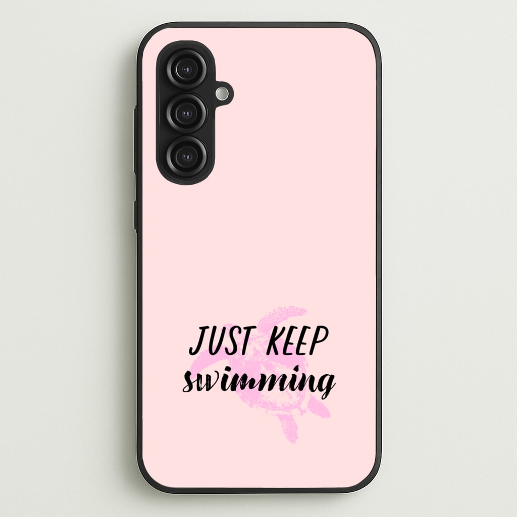 Just Keep Swimming - Summer - Summer Phone Case for Galaxy S23FE
