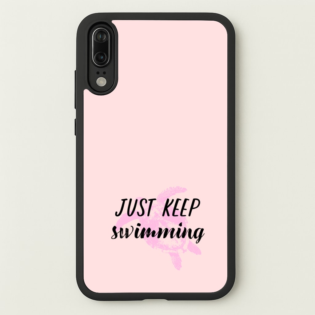 Just Keep Swimming - Summer - Summer Phone Case for Huawei P20