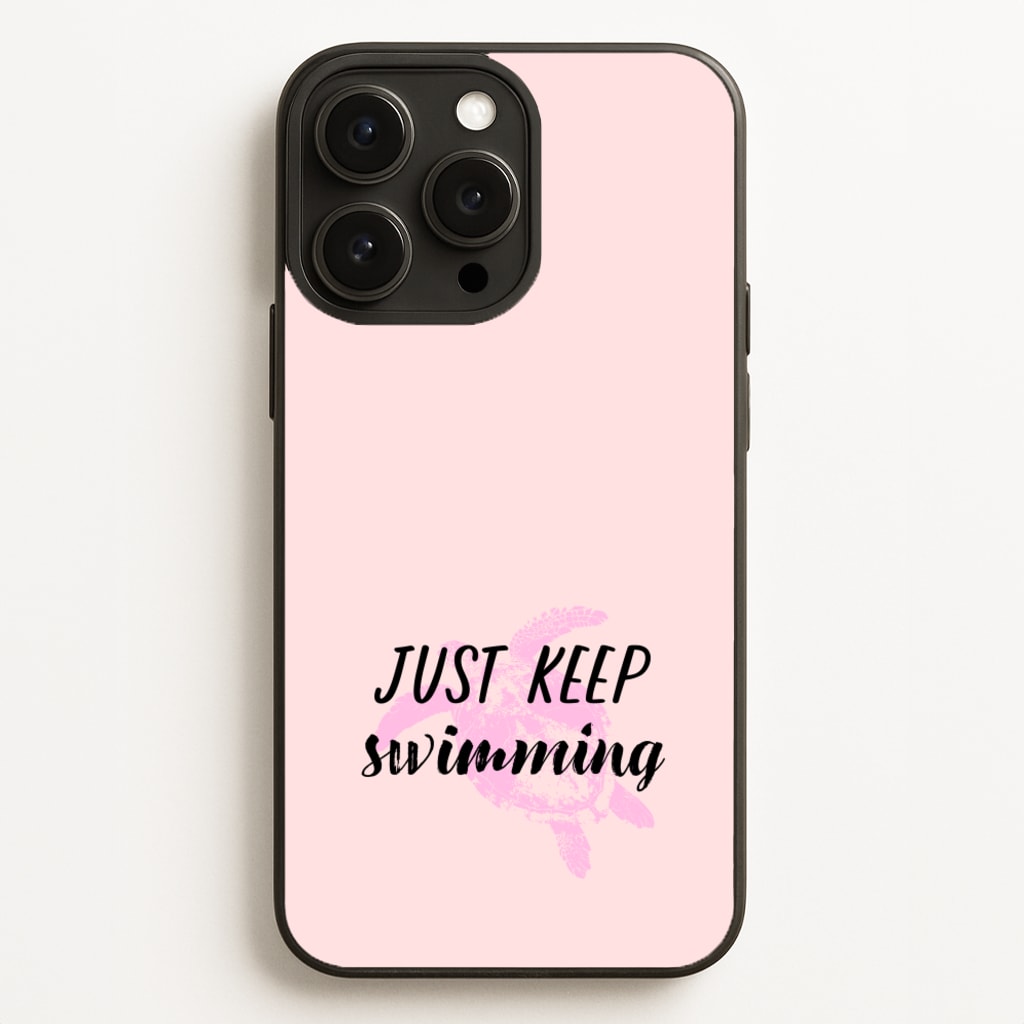 Just Keep Swimming - Summer - Summer Phone Case for iPhone 12 Pro Max