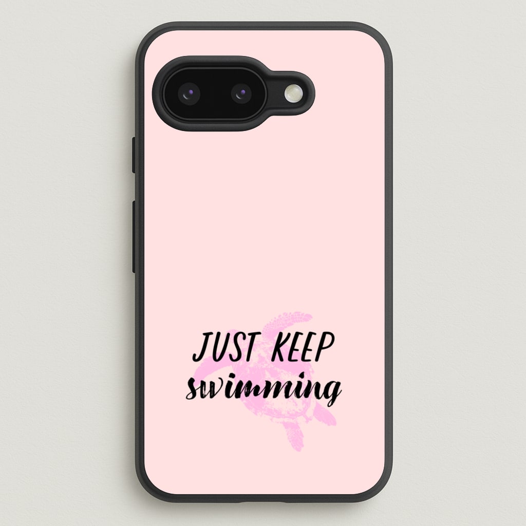 Just Keep Swimming - Summer - Summer Phone Case for Google Pixel 9a