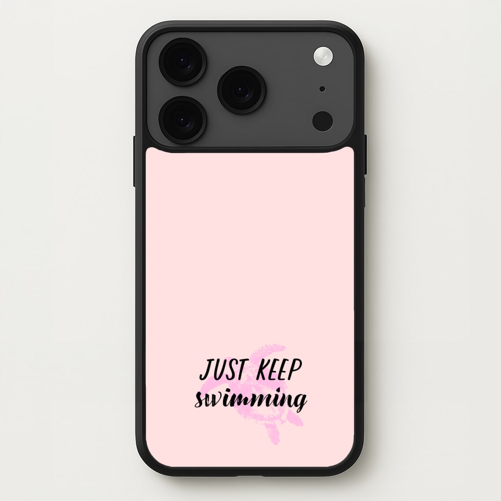 Just Keep Swimming - Summer Phone Case for iPhone 17 Pro Max