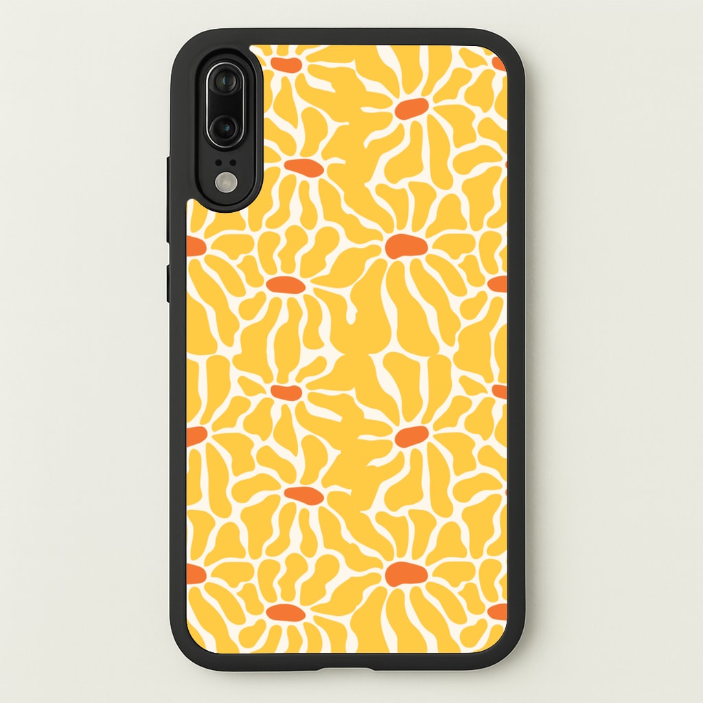 Yellow Flowers - Summer - Summer Phone Case for Huawei P20