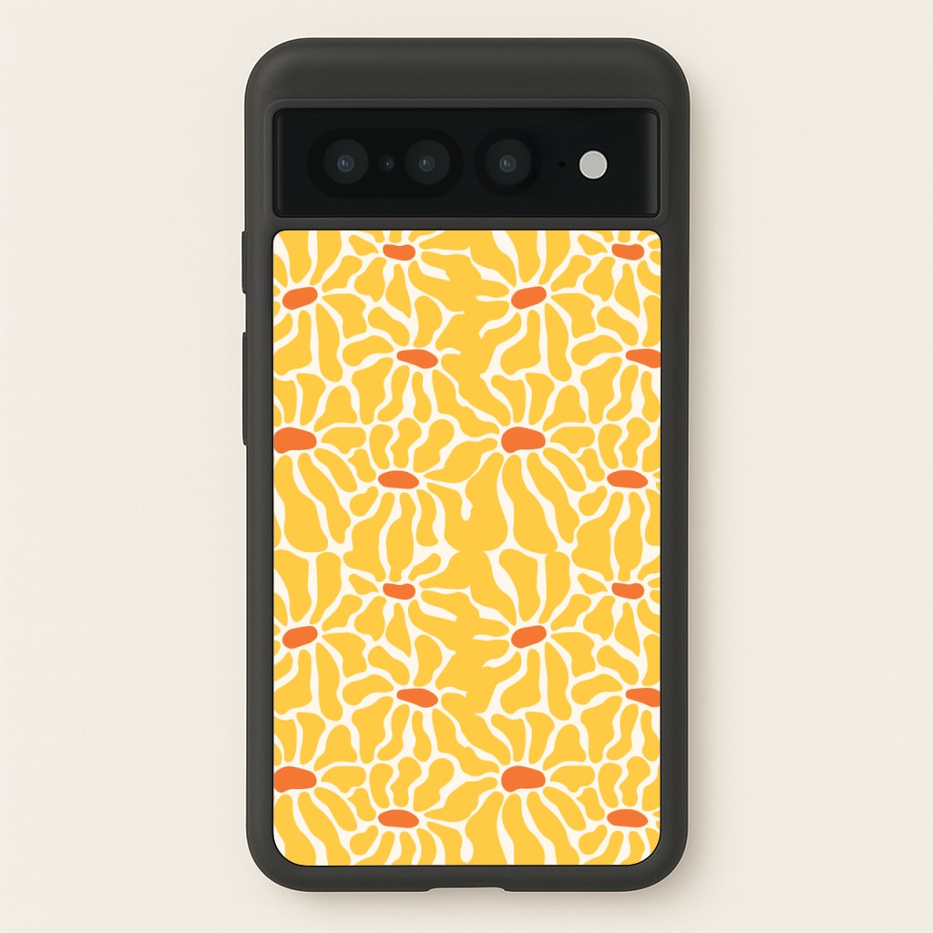 Yellow Flowers - Summer - Summer Phone Case for Google Pixel 7 Pro