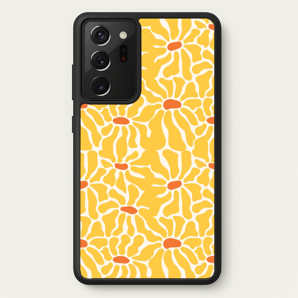 Yellow Flowers - Summer - Summer Phone Case for Galaxy Note 20 Ultra