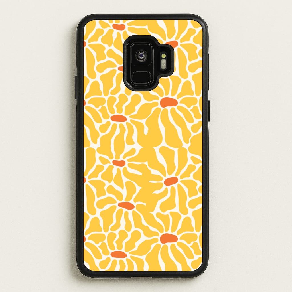 Yellow Flowers - Summer - Summer Phone Case for Galaxy S9