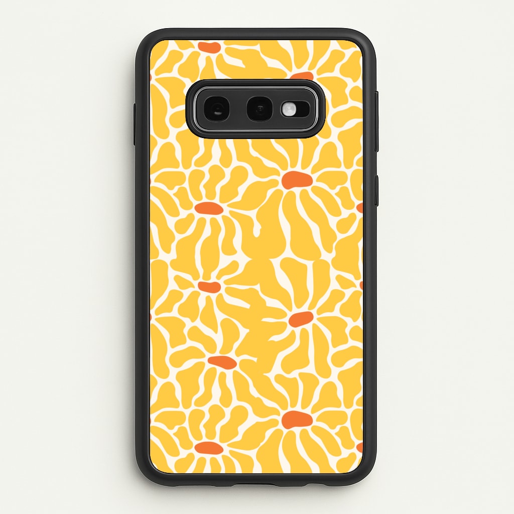 Yellow Flowers - Summer - Summer Phone Case for Galaxy S10e