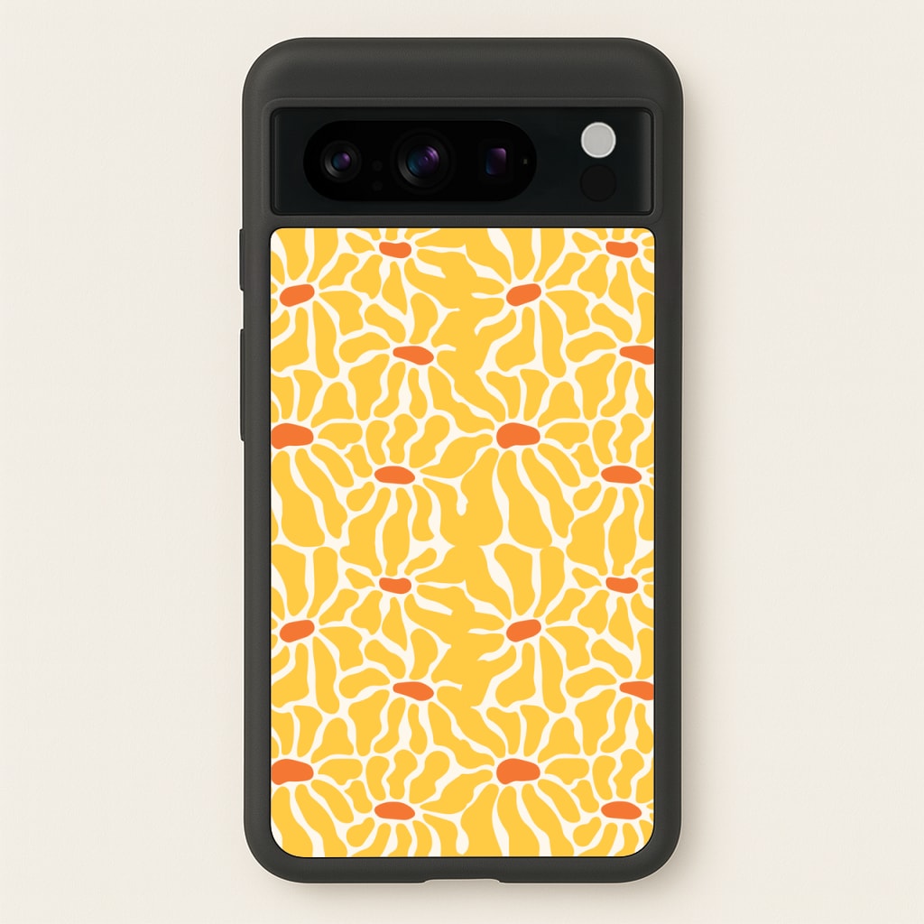 Yellow Flowers - Summer - Summer Phone Case for Google Pixel 8 Pro